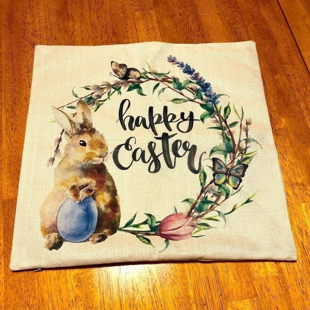 Easter Pillow cover 16x16